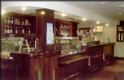 pub bar counter
