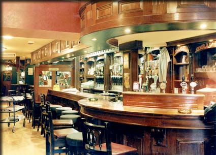 pub bar counter