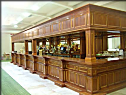 pub bar counter