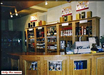 Off Licence Counters from Kelly Bar Manufacturers